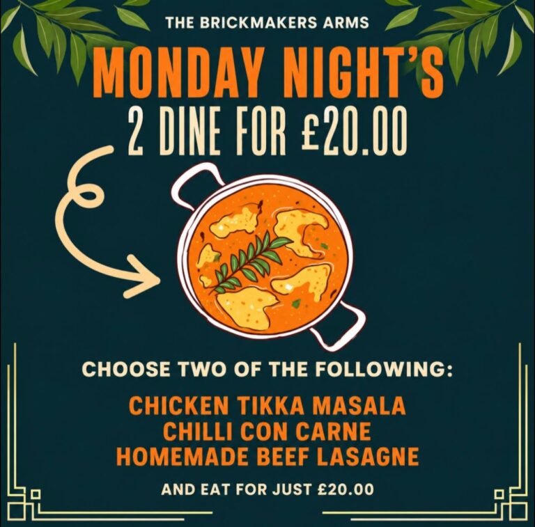 Monday 2 for £20